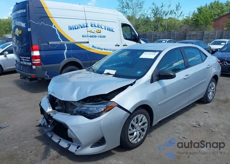 2017 Toyota Corolla Le из США, поврежденный, VIN 2T1BURHEXHC801425